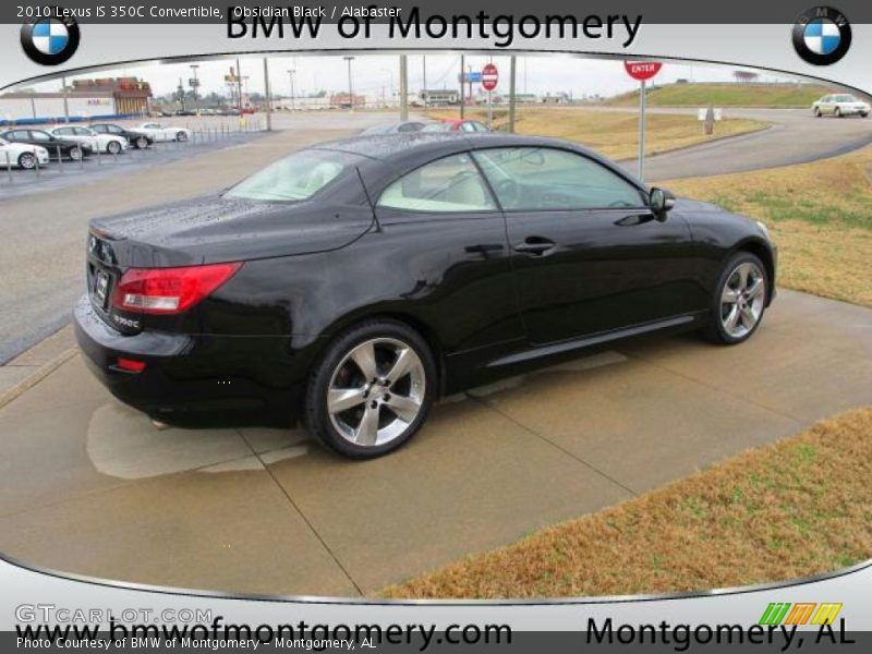 Obsidian Black / Alabaster 2010 Lexus IS 350C Convertible