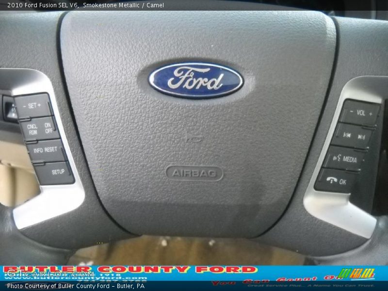 Smokestone Metallic / Camel 2010 Ford Fusion SEL V6