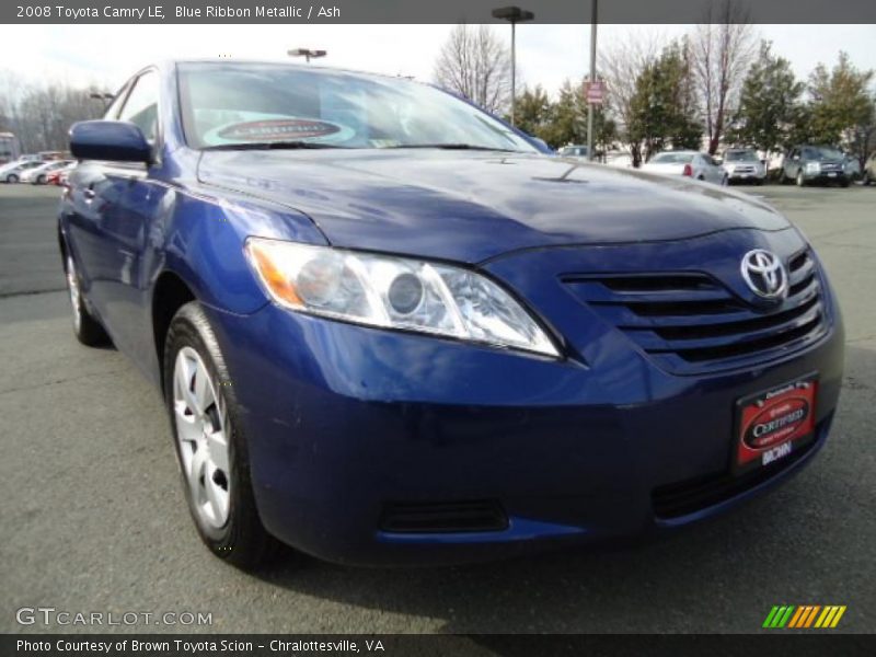 Blue Ribbon Metallic / Ash 2008 Toyota Camry LE