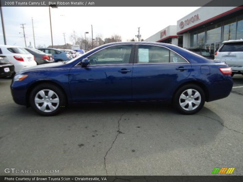 Blue Ribbon Metallic / Ash 2008 Toyota Camry LE