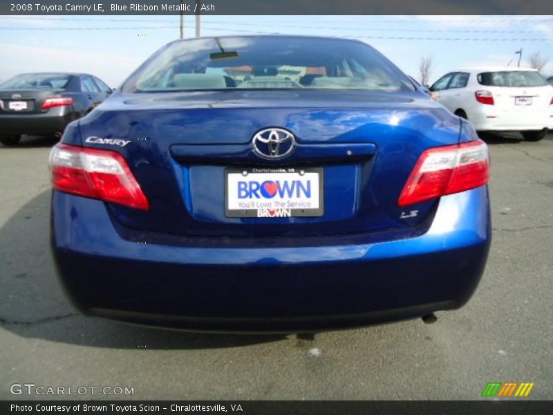 Blue Ribbon Metallic / Ash 2008 Toyota Camry LE
