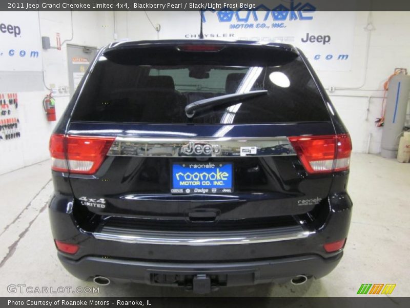 Blackberry Pearl / Black/Light Frost Beige 2011 Jeep Grand Cherokee Limited 4x4