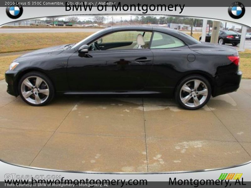Obsidian Black / Alabaster 2010 Lexus IS 350C Convertible