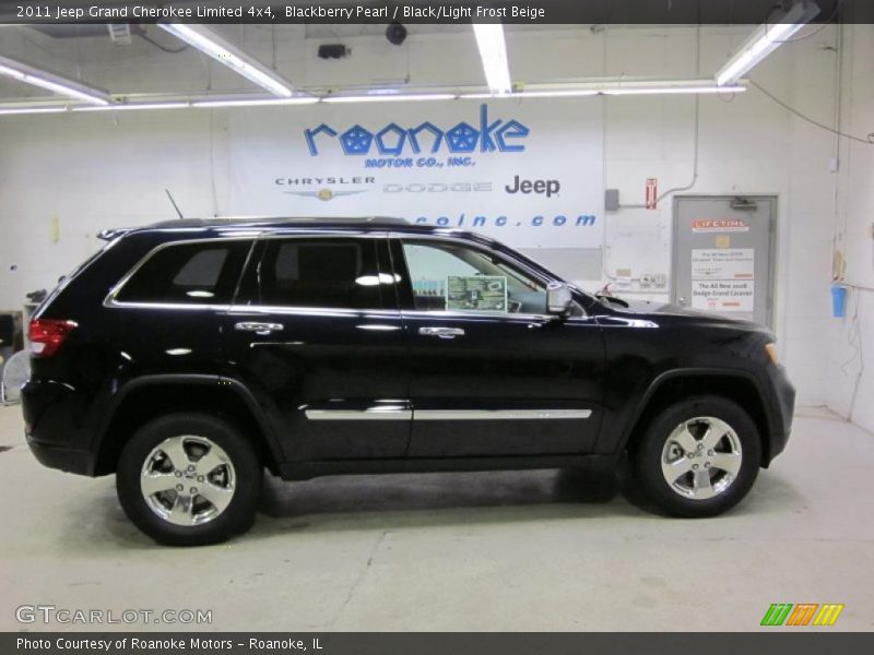 Blackberry Pearl / Black/Light Frost Beige 2011 Jeep Grand Cherokee Limited 4x4