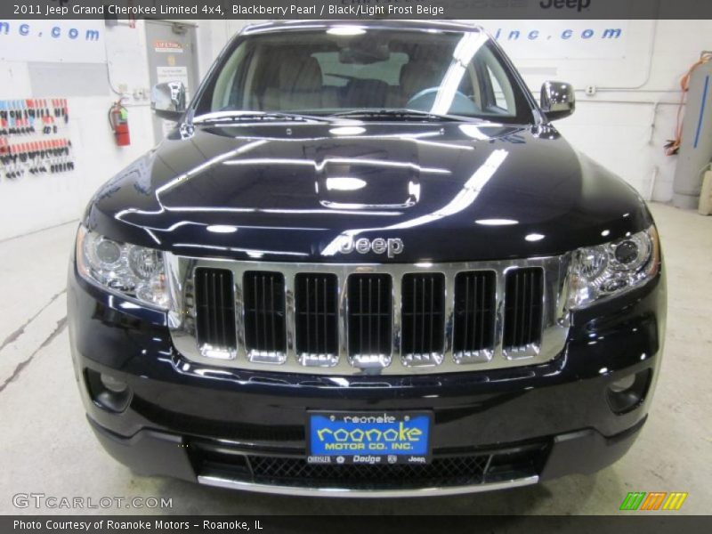 Blackberry Pearl / Black/Light Frost Beige 2011 Jeep Grand Cherokee Limited 4x4