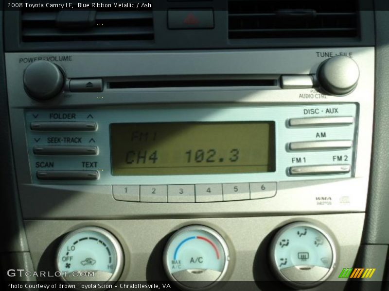 Blue Ribbon Metallic / Ash 2008 Toyota Camry LE