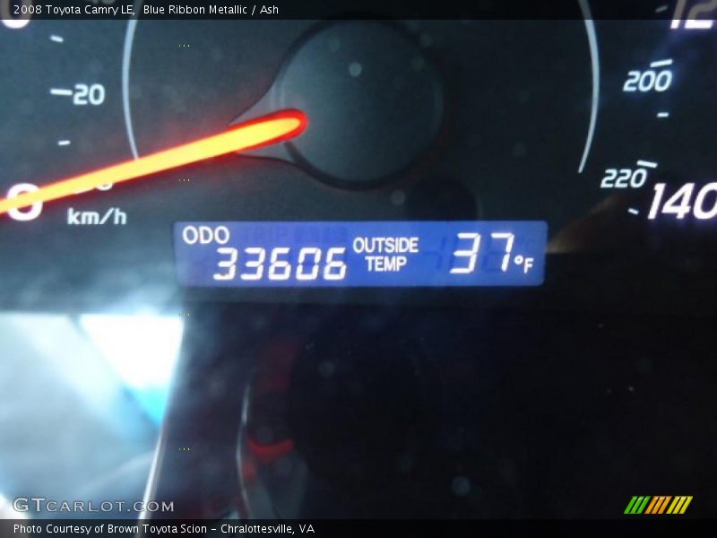 Blue Ribbon Metallic / Ash 2008 Toyota Camry LE