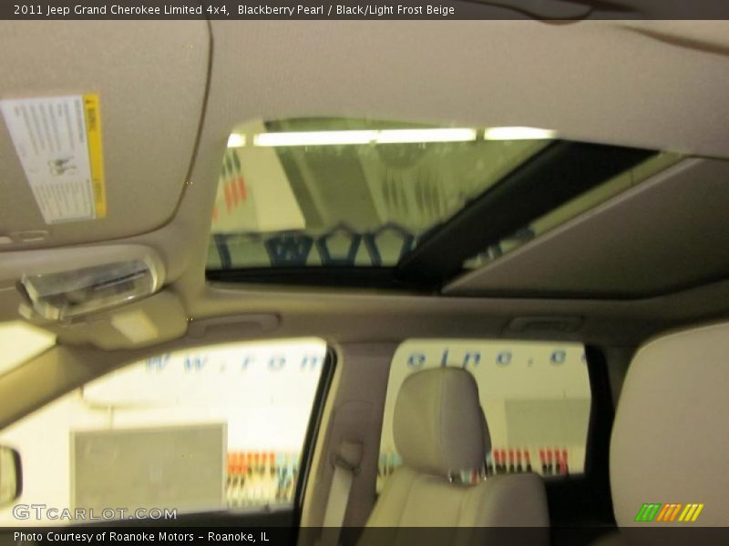 Blackberry Pearl / Black/Light Frost Beige 2011 Jeep Grand Cherokee Limited 4x4