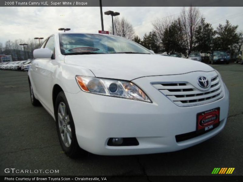 Super White / Bisque 2008 Toyota Camry XLE
