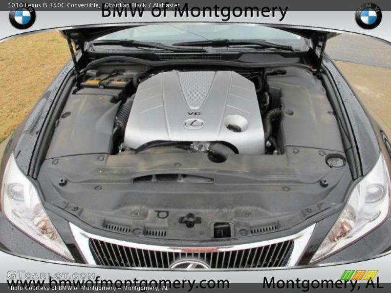 Obsidian Black / Alabaster 2010 Lexus IS 350C Convertible