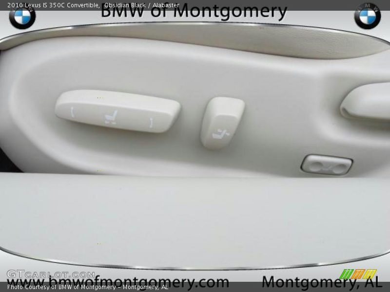 Obsidian Black / Alabaster 2010 Lexus IS 350C Convertible