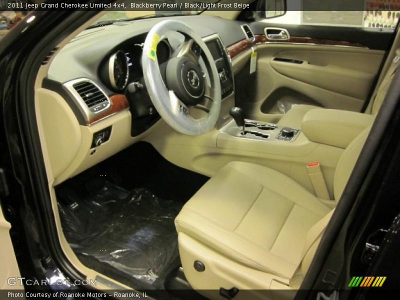 Blackberry Pearl / Black/Light Frost Beige 2011 Jeep Grand Cherokee Limited 4x4