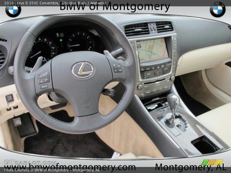 Obsidian Black / Alabaster 2010 Lexus IS 350C Convertible