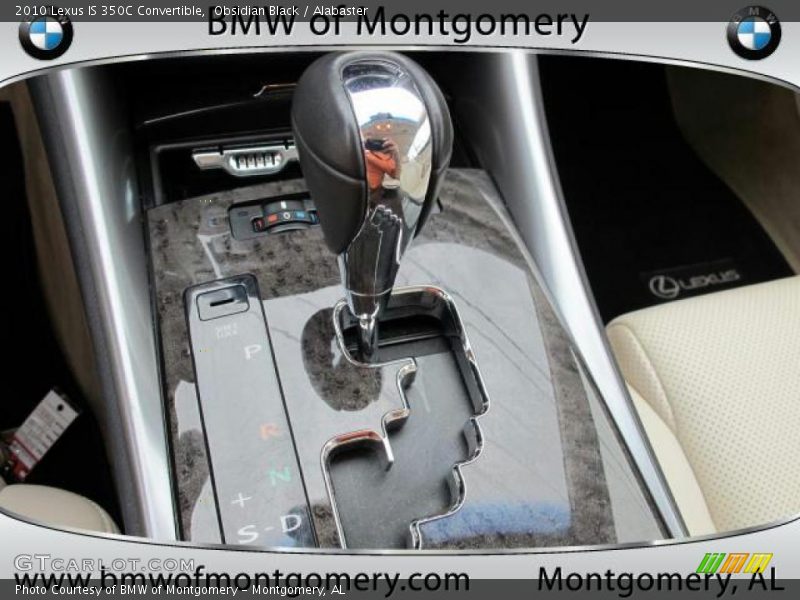 Obsidian Black / Alabaster 2010 Lexus IS 350C Convertible