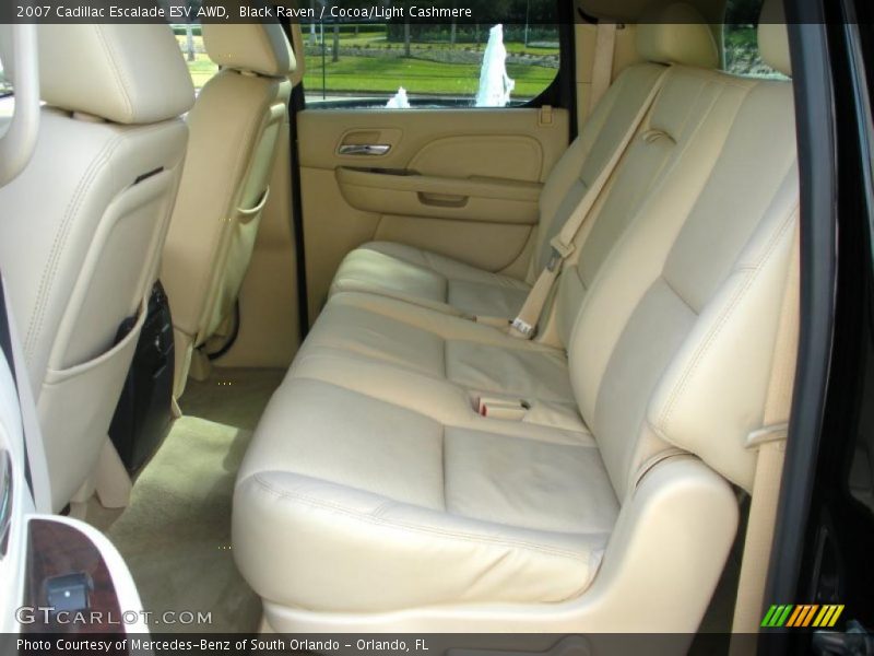 Black Raven / Cocoa/Light Cashmere 2007 Cadillac Escalade ESV AWD