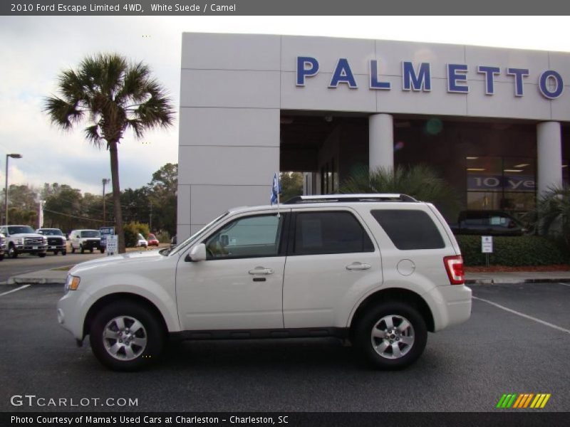 White Suede / Camel 2010 Ford Escape Limited 4WD
