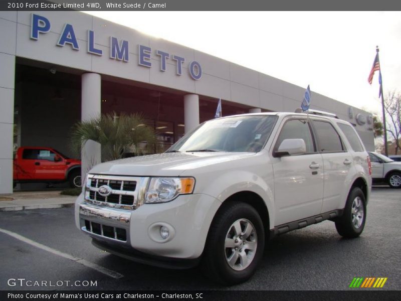 White Suede / Camel 2010 Ford Escape Limited 4WD