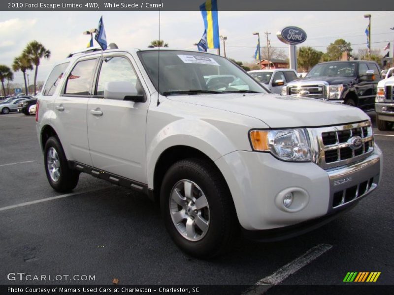 White Suede / Camel 2010 Ford Escape Limited 4WD