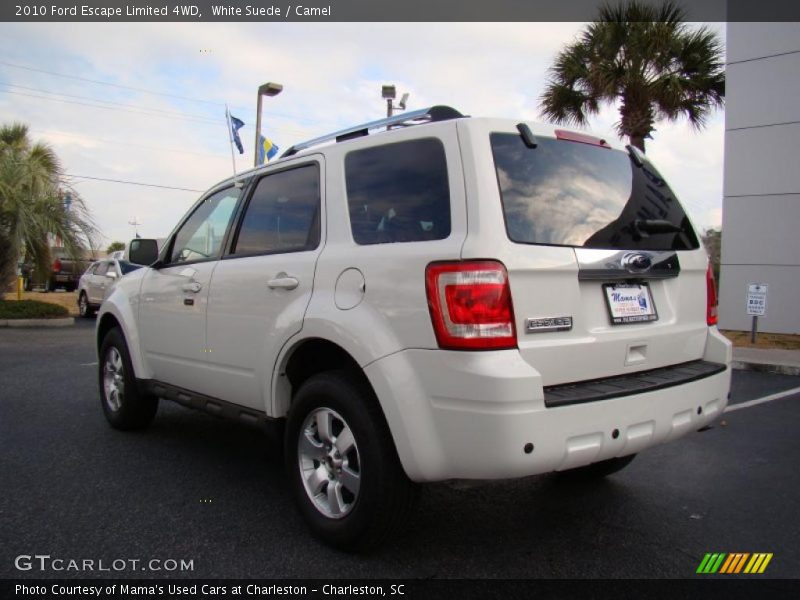 White Suede / Camel 2010 Ford Escape Limited 4WD