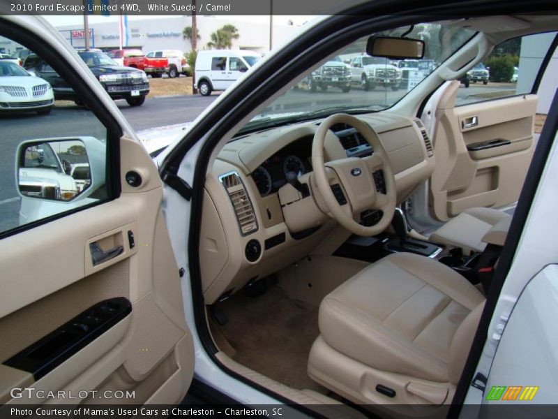 White Suede / Camel 2010 Ford Escape Limited 4WD