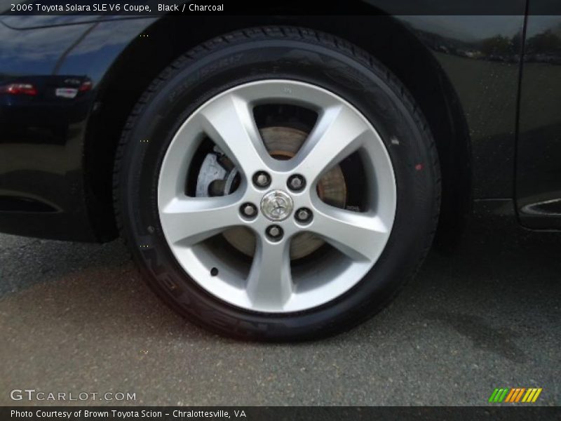 Black / Charcoal 2006 Toyota Solara SLE V6 Coupe