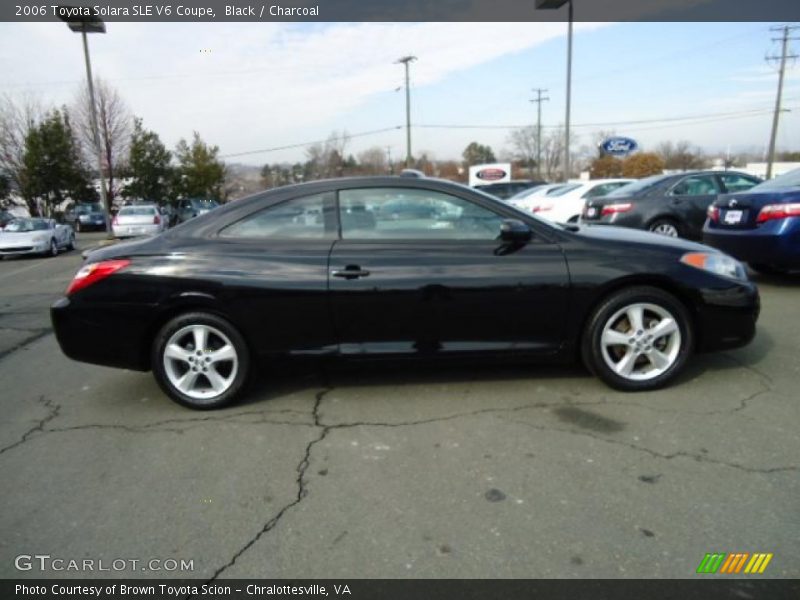 Black / Charcoal 2006 Toyota Solara SLE V6 Coupe