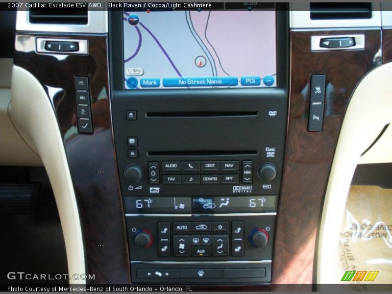 Black Raven / Cocoa/Light Cashmere 2007 Cadillac Escalade ESV AWD
