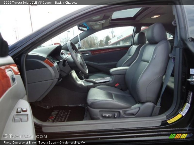  2006 Solara SLE V6 Coupe Charcoal Interior