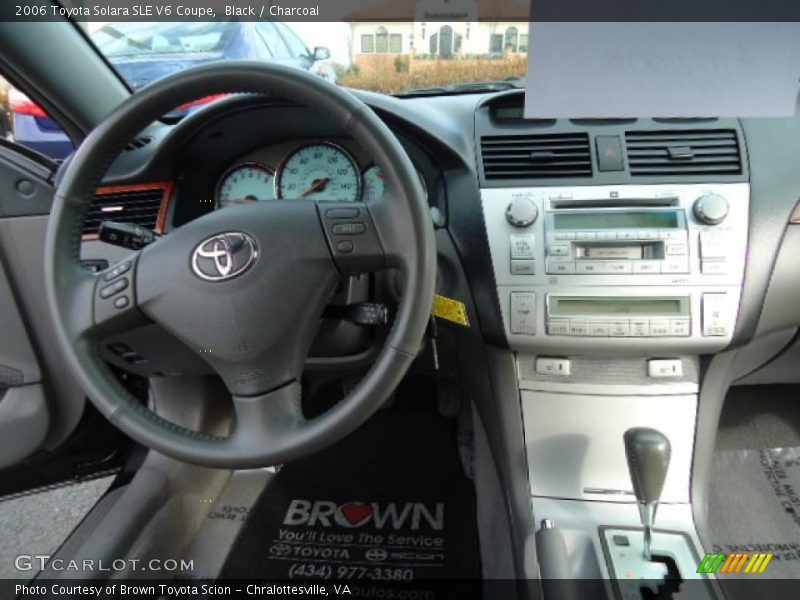 Black / Charcoal 2006 Toyota Solara SLE V6 Coupe