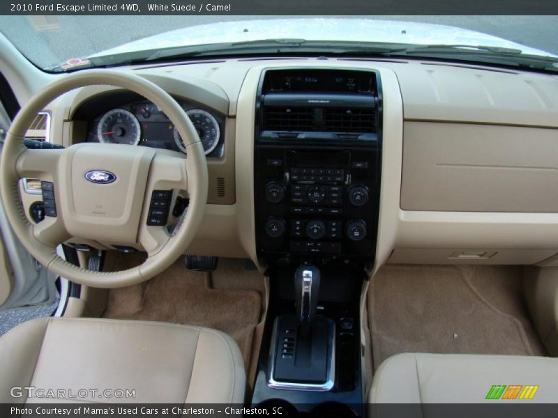 White Suede / Camel 2010 Ford Escape Limited 4WD