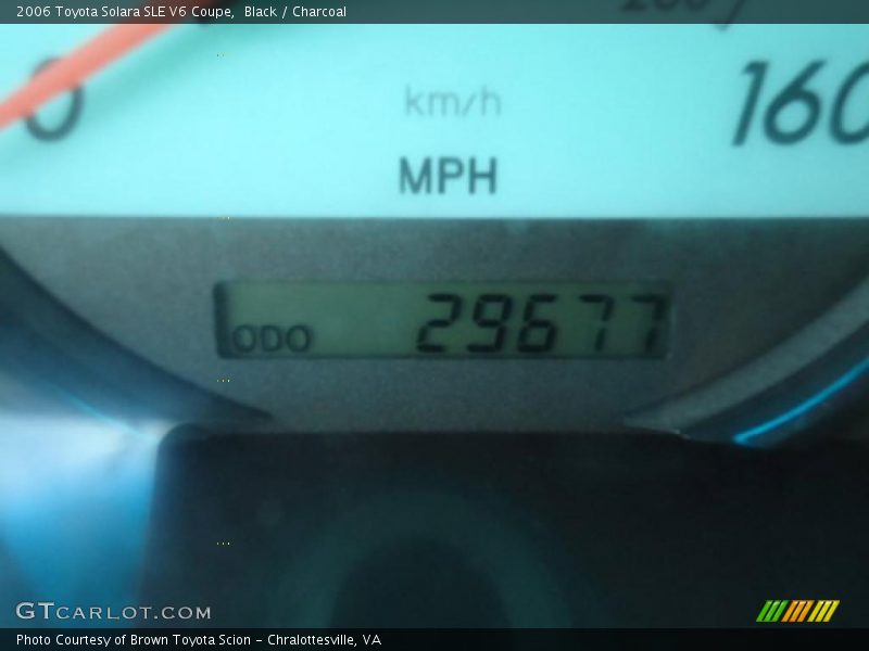 Black / Charcoal 2006 Toyota Solara SLE V6 Coupe