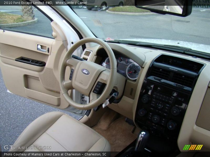 White Suede / Camel 2010 Ford Escape Limited 4WD