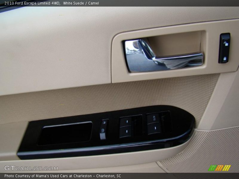 White Suede / Camel 2010 Ford Escape Limited 4WD