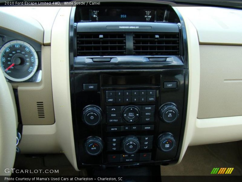 White Suede / Camel 2010 Ford Escape Limited 4WD