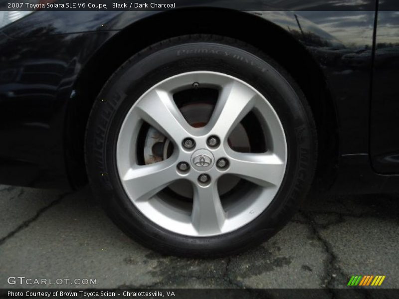 Black / Dark Charcoal 2007 Toyota Solara SLE V6 Coupe