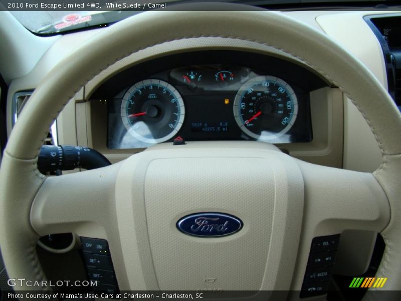 White Suede / Camel 2010 Ford Escape Limited 4WD