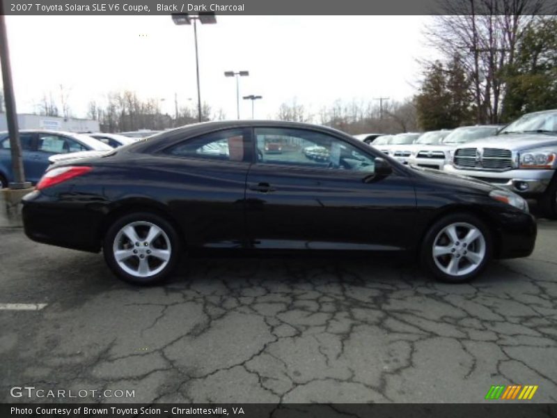 Black / Dark Charcoal 2007 Toyota Solara SLE V6 Coupe