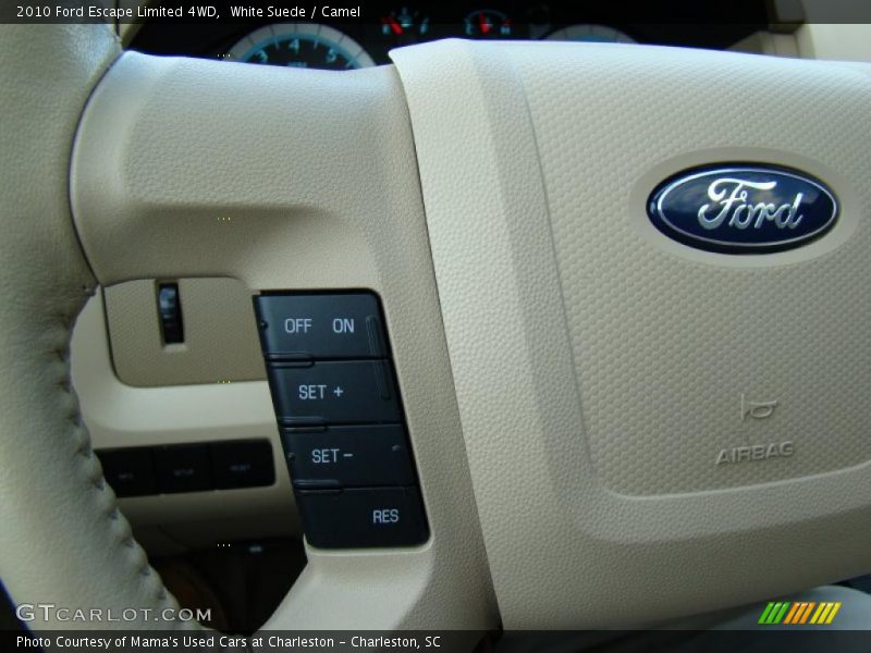 White Suede / Camel 2010 Ford Escape Limited 4WD