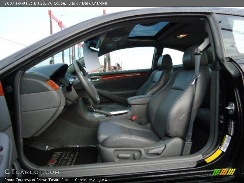  2007 Solara SLE V6 Coupe Dark Charcoal Interior