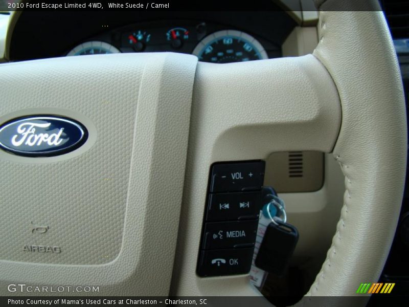White Suede / Camel 2010 Ford Escape Limited 4WD