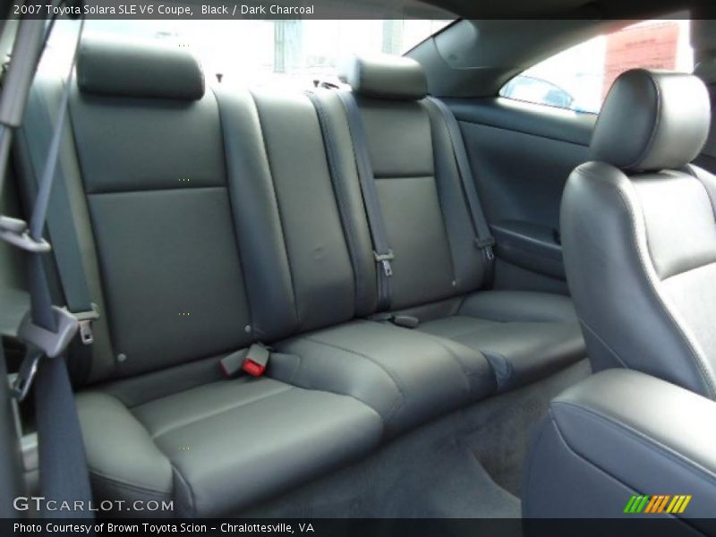  2007 Solara SLE V6 Coupe Dark Charcoal Interior