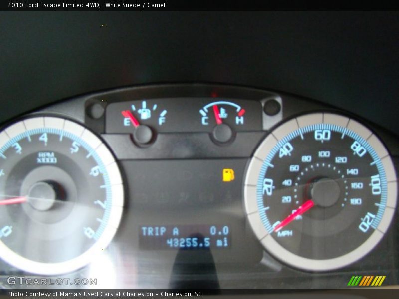 White Suede / Camel 2010 Ford Escape Limited 4WD