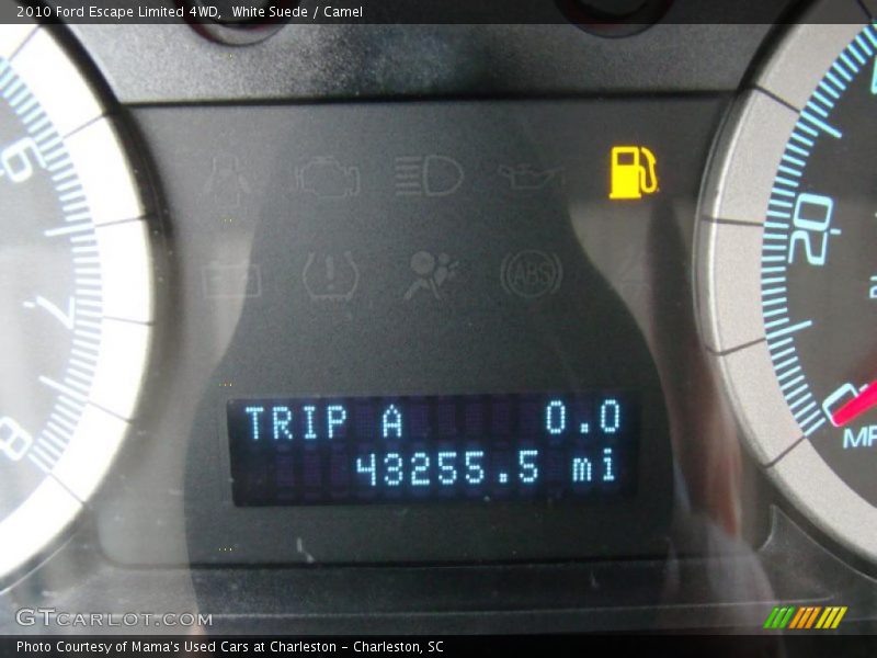 White Suede / Camel 2010 Ford Escape Limited 4WD