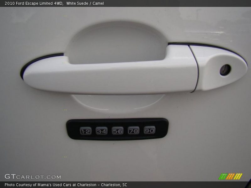White Suede / Camel 2010 Ford Escape Limited 4WD