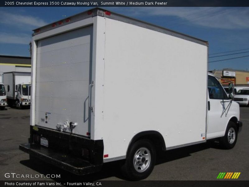 Summit White / Medium Dark Pewter 2005 Chevrolet Express 3500 Cutaway Moving Van