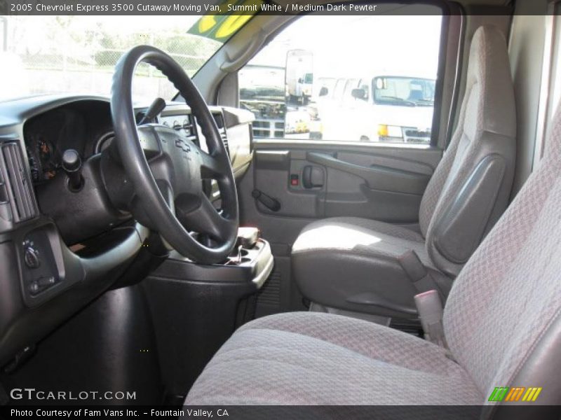 Summit White / Medium Dark Pewter 2005 Chevrolet Express 3500 Cutaway Moving Van