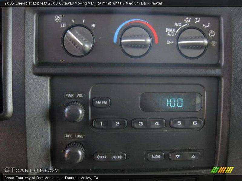 Summit White / Medium Dark Pewter 2005 Chevrolet Express 3500 Cutaway Moving Van