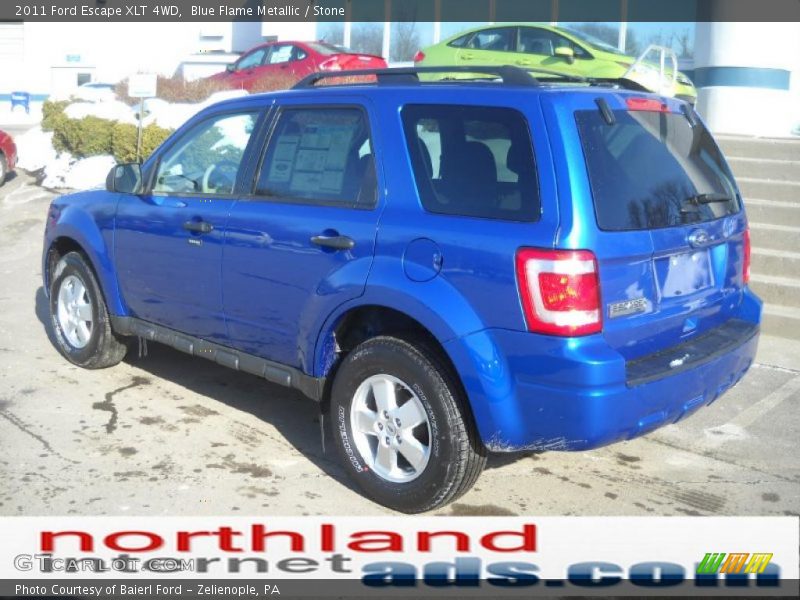 Blue Flame Metallic / Stone 2011 Ford Escape XLT 4WD
