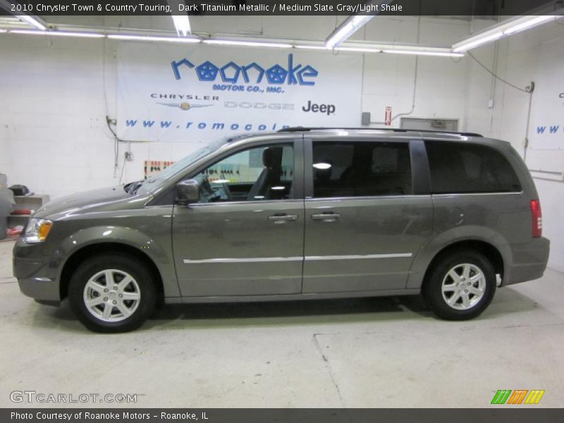 Dark Titanium Metallic / Medium Slate Gray/Light Shale 2010 Chrysler Town & Country Touring