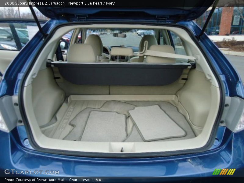 Newport Blue Pearl / Ivory 2008 Subaru Impreza 2.5i Wagon